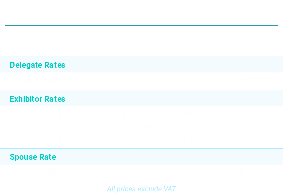 X-Change 2024 Rates
